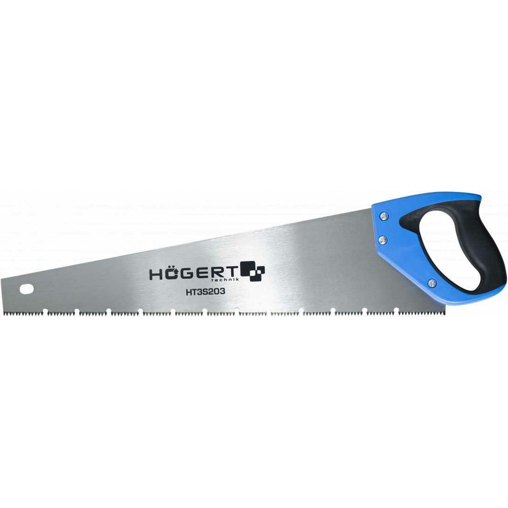 Изображение товара Пила-ножовка HOEGERT TECHNIK 400 мм 7 TPI для дерева и фанеры профессиональная