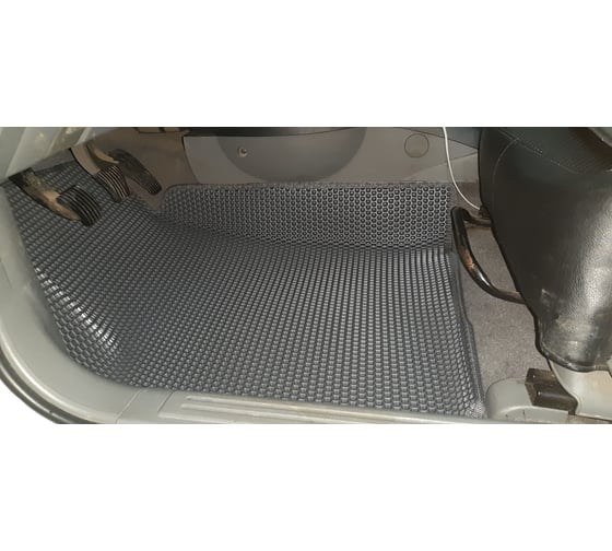 Изображение товара Ковры в салон автомобиля Eva Smart chevrolet lacetti вариант макси 3d 2004 - 2013 эва сота чёрные c черной окантовкой 3089-B5B5-S