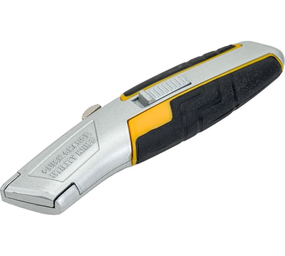 Изображение товара Металлический нож JCB с выдвижным трапециевидным лезвием А24 JLC005