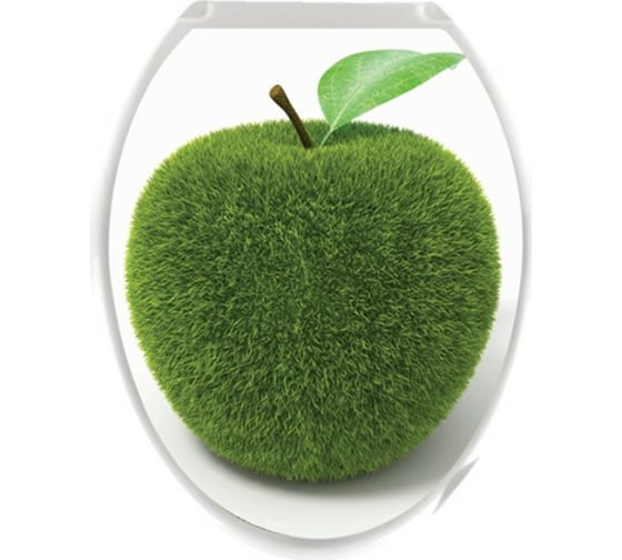 Изображение товара Сиденье для унитаза Росспласт "Универсал Декор" Яблоко 528888