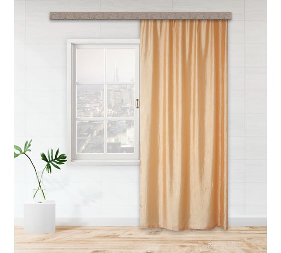 Изображение товара Портьерная штора witerra тергалет золото 140x260 см 1 шт 30048