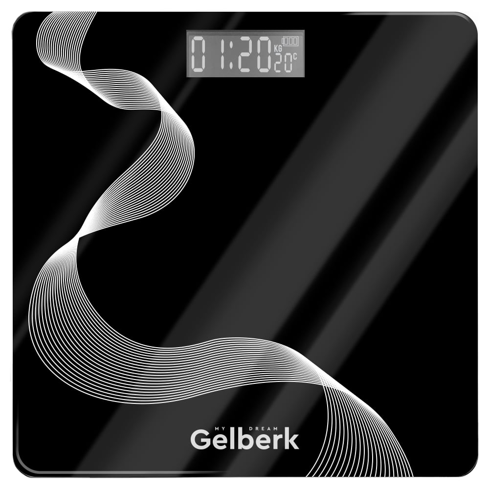 фото Напольные стеклянные весы gelberk