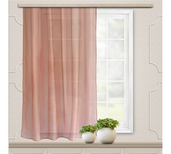 Изображение товара Штора witerra вуаль, 140x145 см, какао 46077