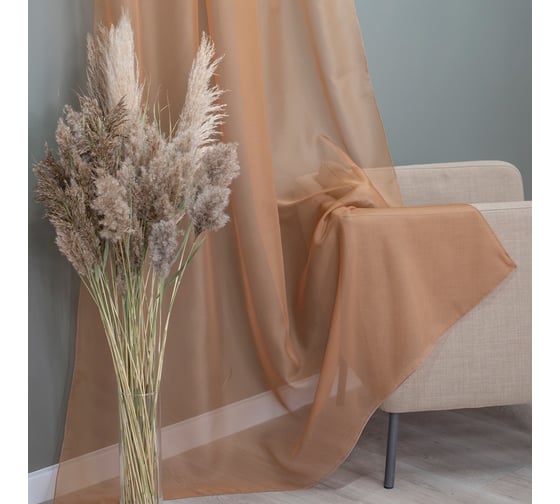 Изображение товара Штора witerra вуаль, 150x260 см, какао 10410