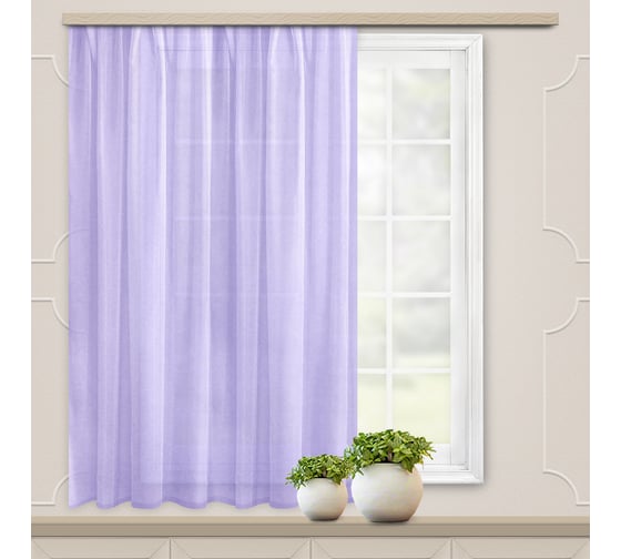 Изображение товара Штора witerra вуаль, 140x180 см, сирень 45531