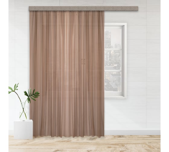 Изображение товара Штора witerra вуаль, 300x260 см, какао 10205