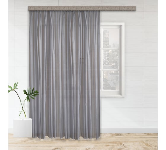 Изображение товара Штора witerra вуаль, 300x260 см, серая 10224