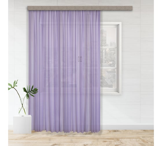 Изображение товара Штора witerra вуаль, 300x260 см, сиреневая 10212