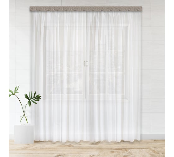 Изображение товара Штора witerra вуаль, 500x285 см, белая 9700