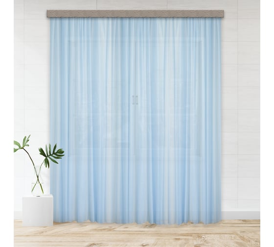 Изображение товара Штора witerra вуаль, 500x260 см, голубая 10306