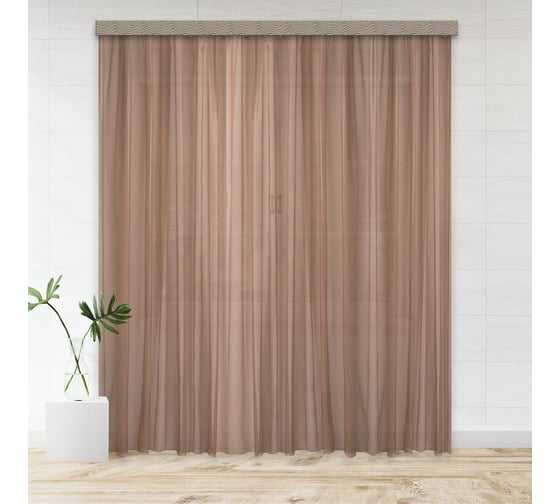 Изображение товара Штора witerra вуаль, 500x260 см, какао 10305