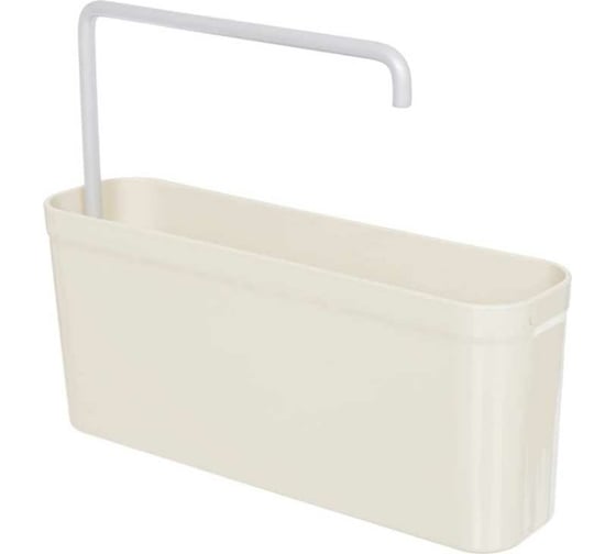 Изображение товара Кухонный органайзер для моющих средств PRIMANOVA KIEV с вешалкой для тряпки (бежевый), 27x14,5x7 см M-E78-09