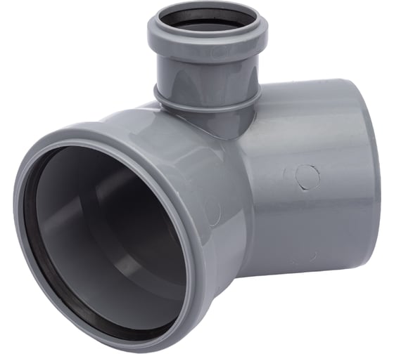 Изображение товара Отвод Политэк 110x45 с выходом 50 (правый) 345111050П