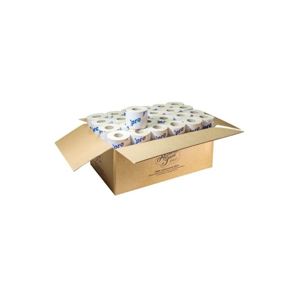 Изображение товара Туалетная бумага Protissue 1-слойная, 54 м, 72 рулона, белая