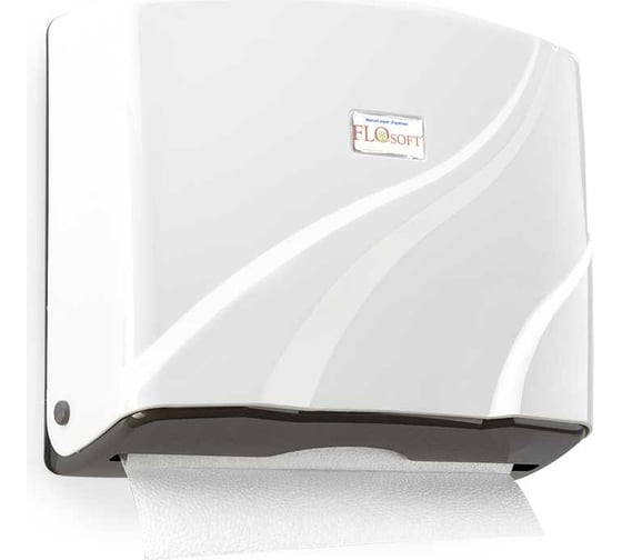 Изображение товара Диспенсер для листовых полотенец PRIMANOVA (белый/серый или бело/черн), тип сложения:Z, количество: 200 (F177B) D-SD55