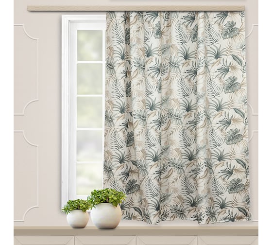 Изображение товара Штора witerra печать 1517647121 габардин, 150x180, 1 шт 109122