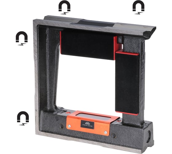 Изображение товара Рамный магнитный уровень Kinex (K-MET) 150x150 мм, 0.02 мм 5091-02-150