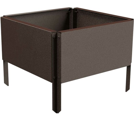 Изображение товара Готовая оцинкованная грядка Delta-Park GX 0.32x0.32 м, коричневая 30020GX_3232Br