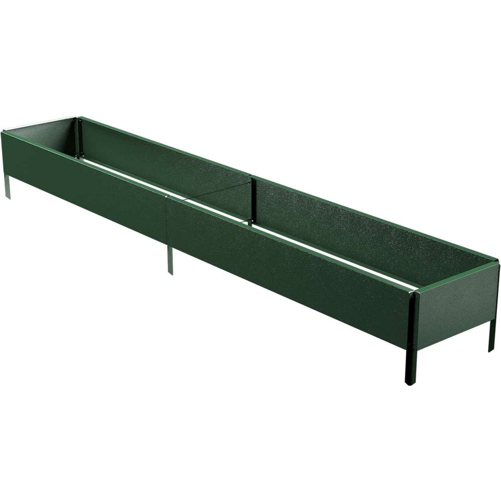 Изображение товара Готовая оцинкованная грядка Delta-Park GX 0.32x1.9 м зеленая