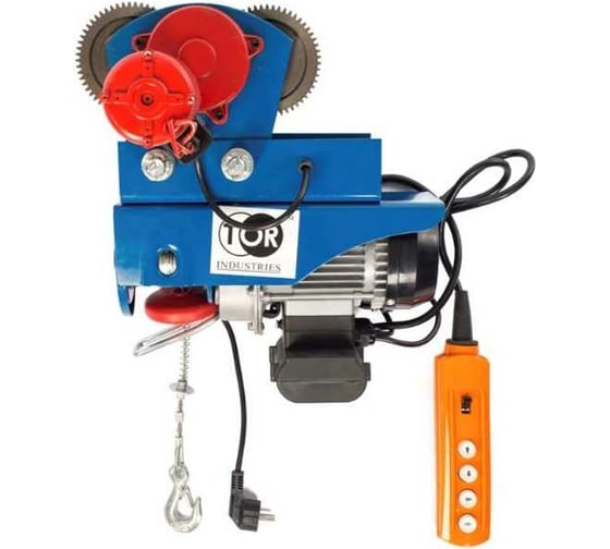 Изображение товара Электрическая таль TOR J PA с тележкой, 600/1200 кг, 20/10 м 1024705