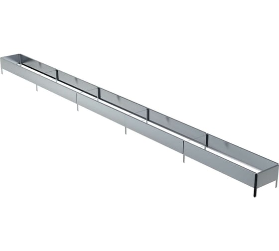 Изображение товара Готовая оцинкованная грядка Delta-Park GX 0.32x4.75 м, серебристая 30020GX_32465Zn