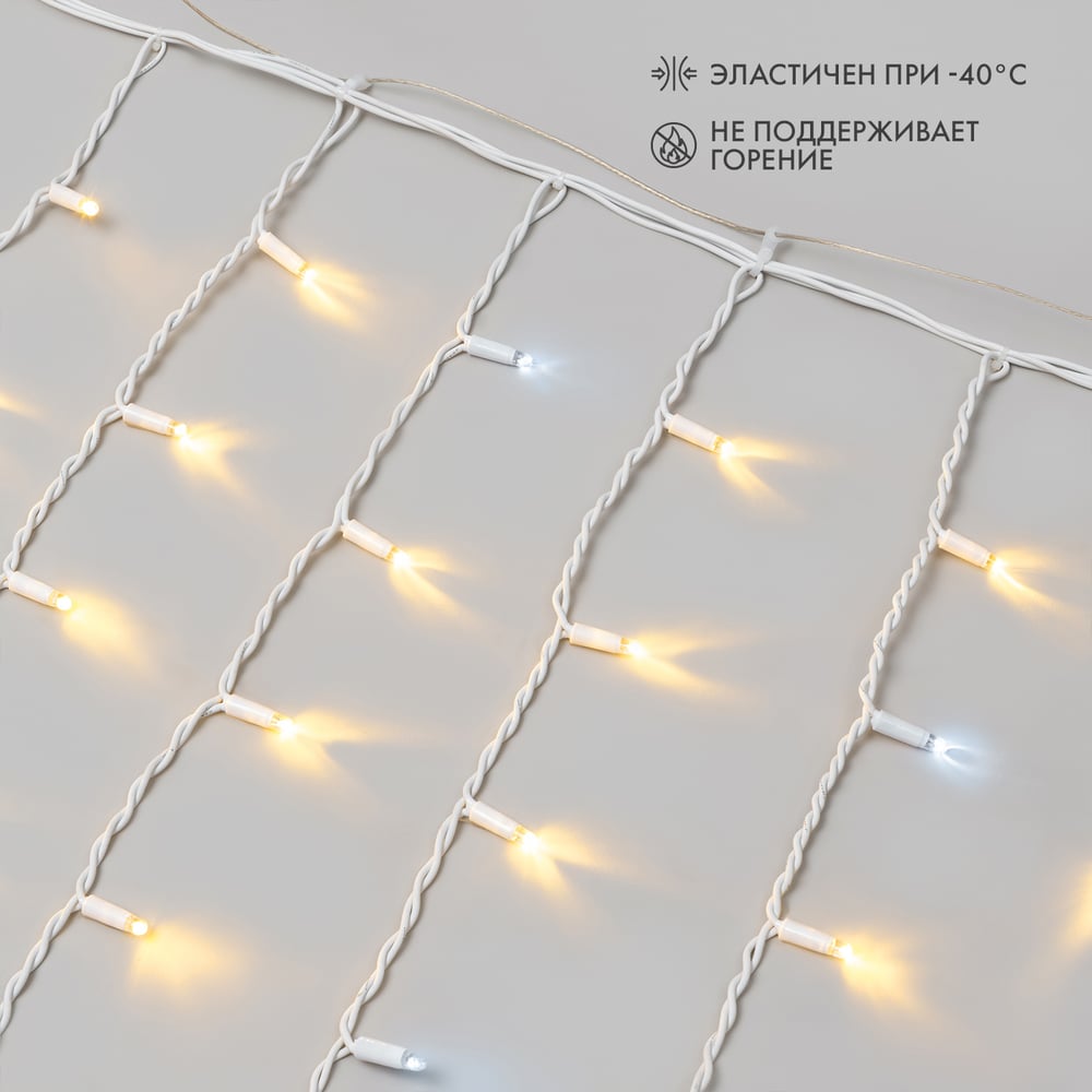 Изображение товара Светодиодная гирлянда бахрома Neon-Night Айсикл 4,0x0,6м