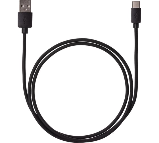 Изображение товара Дата-кабель TDM ELECTRIC ДК 2, USB - USB Type-C, 1 м, черный SQ1810-0302