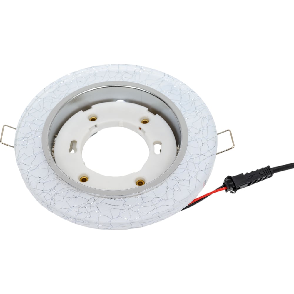 Изображение товара Встраиваемый светильник Ambrella Light GX53 Spot G248 W/CH 12Вт с подсветкой