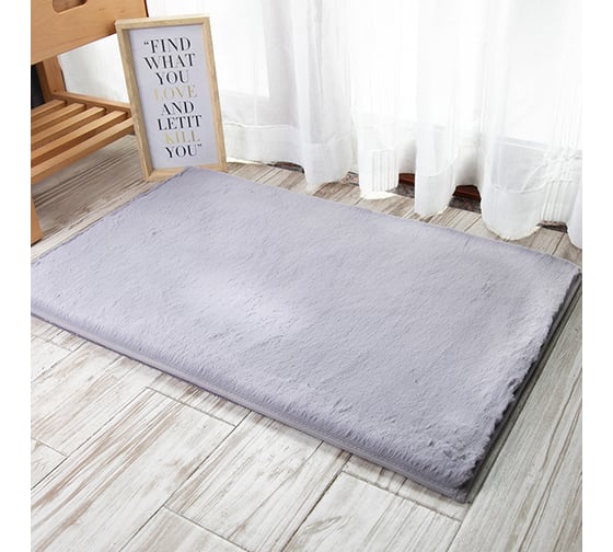 Изображение товара Плюшевый коврик Dasch My Bunny 100x150 серый 7804