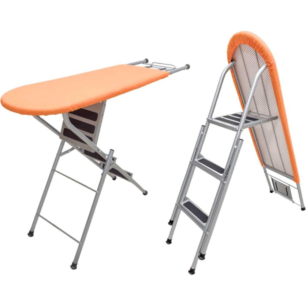 Изображение товара Гладильная доска-стремянка Dasch 5448 с регулируемой высотой и полкой для белья