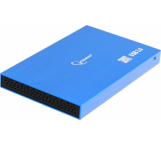 Изображение товара Внешний корпус Gembird 2.5 синий металлик, USB 3.0, SATA, алюминий EE2-U3S-56