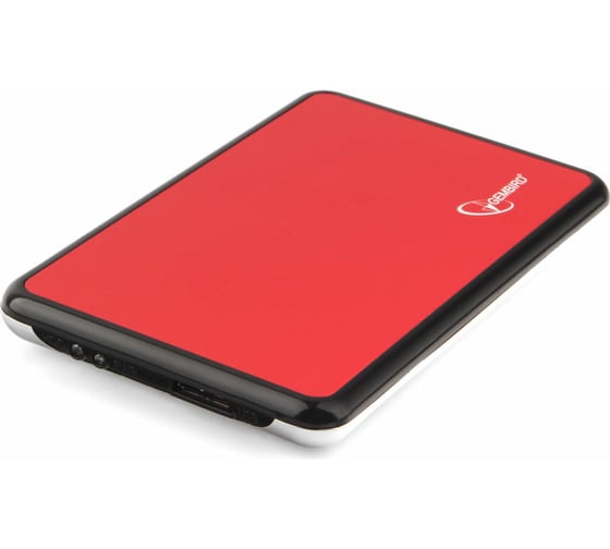 Изображение товара Внешний корпус Gembird 2.5 красный металлик, USB 3.0, SATA, нержавеющая сталь EE2-U3S-61