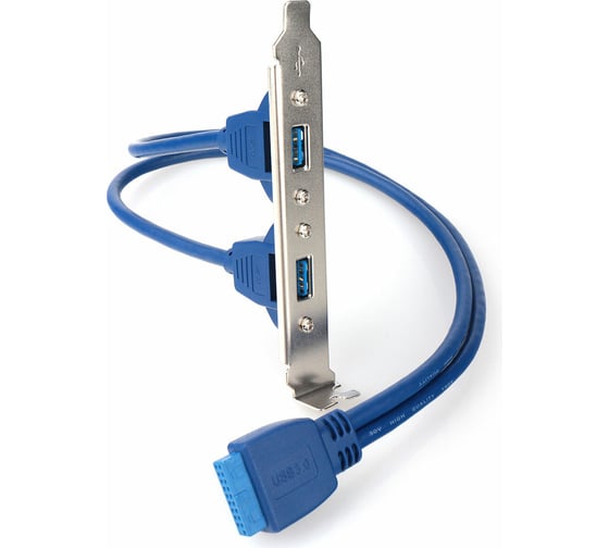 Изображение товара Планка Cablexpert в системный блок 2xUSB 3.0/20pin мат.платы CC-USB3-RECEPTACLE