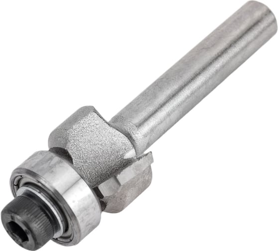 Изображение товара Фреза концевая для снятия свесов с подшипником 6.35xD16.7xH8 мм, R2 мм Deltatools 06-1028