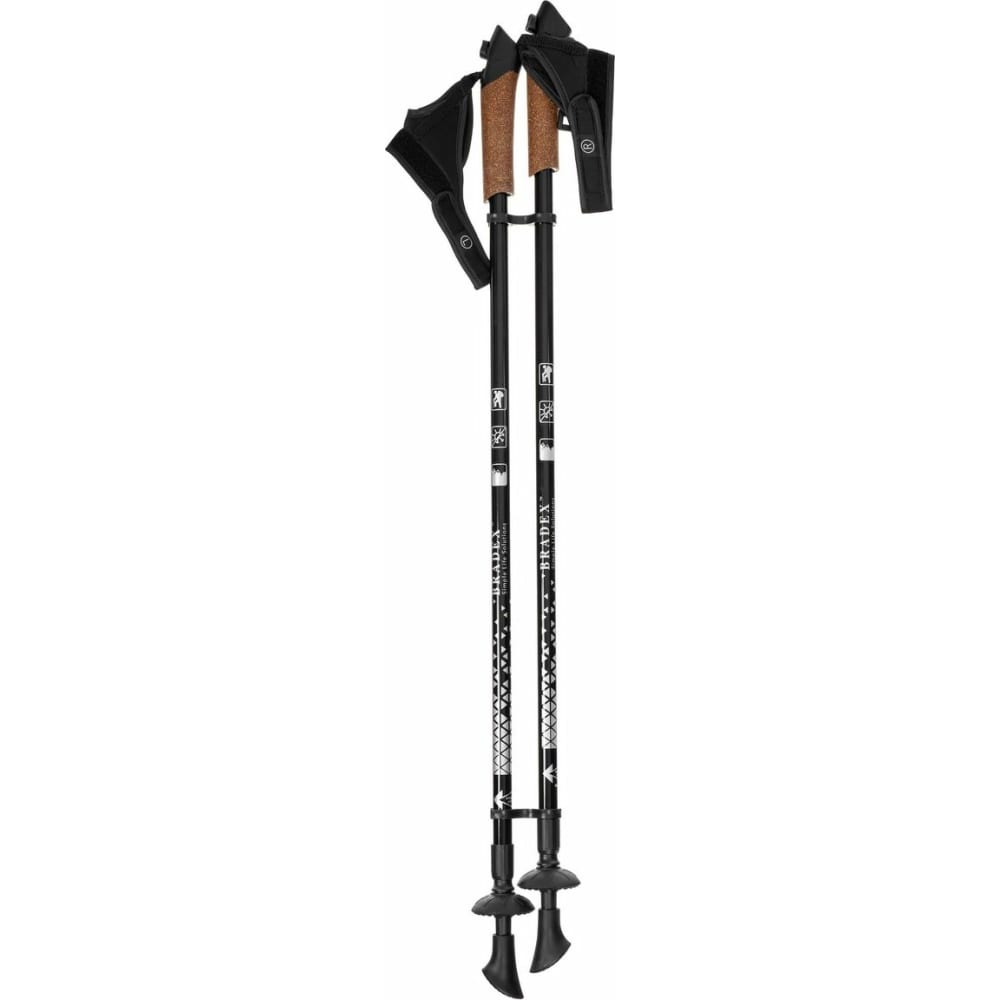 Карбоновые телескопические палки для скандинавской ходьбы BRADEX телескопические палки для скандинавской ходьбы atemi