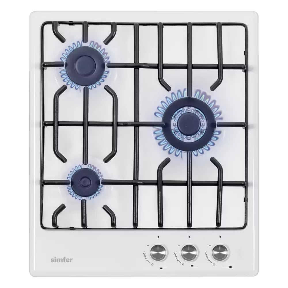 Изображение товара Газовая варочная поверхность SImfer H45V35W571 с WOK-конфоркой и газ-контролем