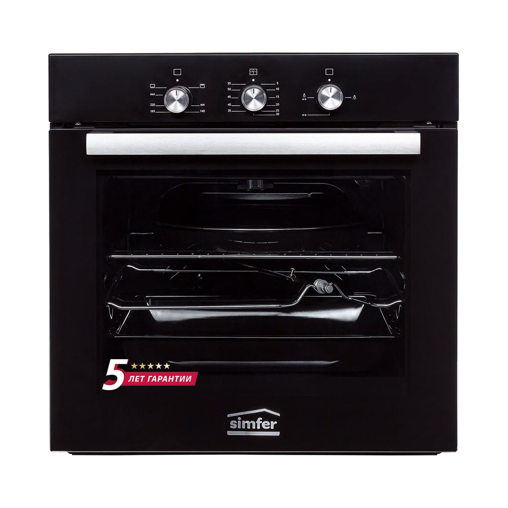 Изображение товара Газовый духовой шкаф SImfer газовый гриль, таймер B6GB12016