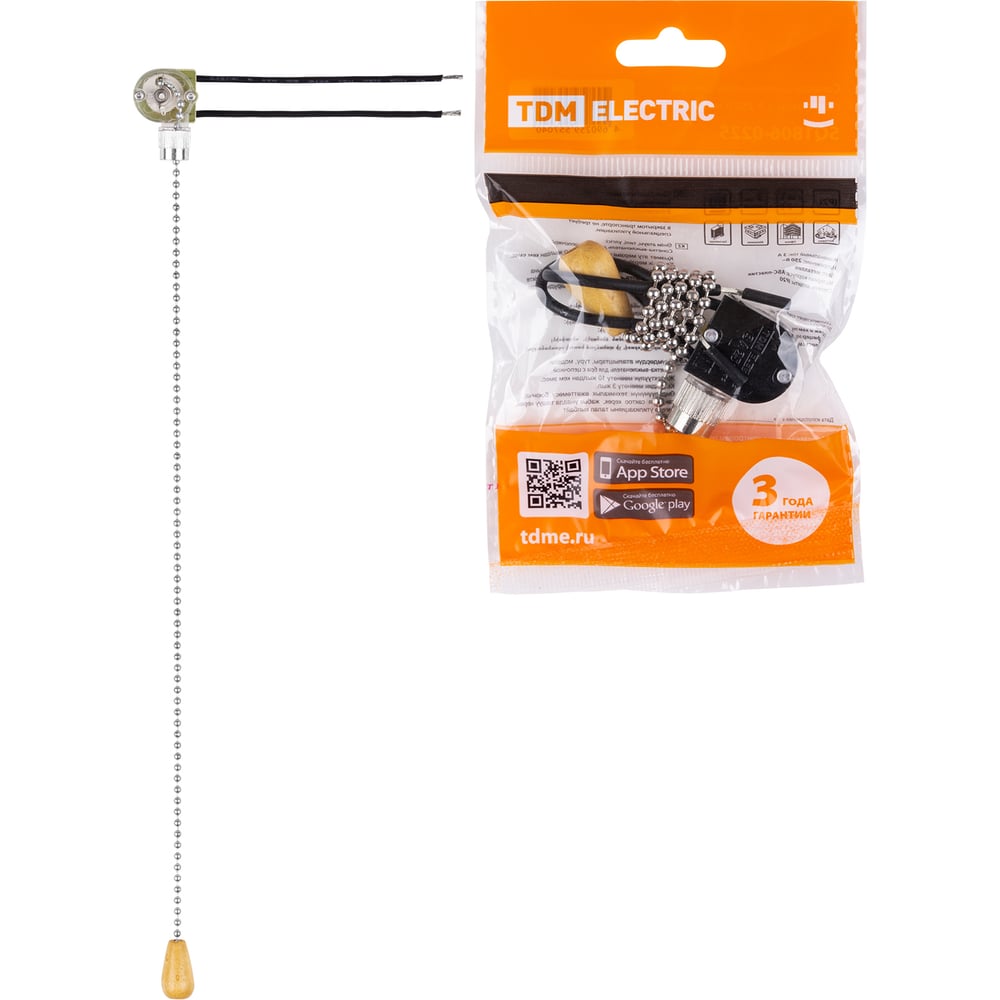 Изображение товара Сонетка-выключатель для бра TDM 3А 250В металлик SQ1806-0225