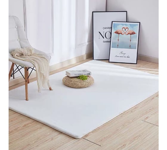 Изображение товара Плюшевый коврик Dasch My Bunny 60x100 белый 7797