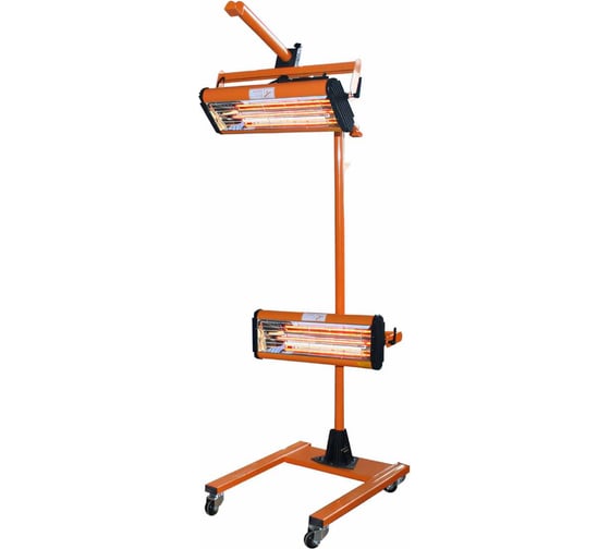 Изображение товара ИФК коротковолновая сушка Русский Мастер 2 лампы (2,2кВт), штатив складной, мех. таймер 0-60 мин. РМ-91976