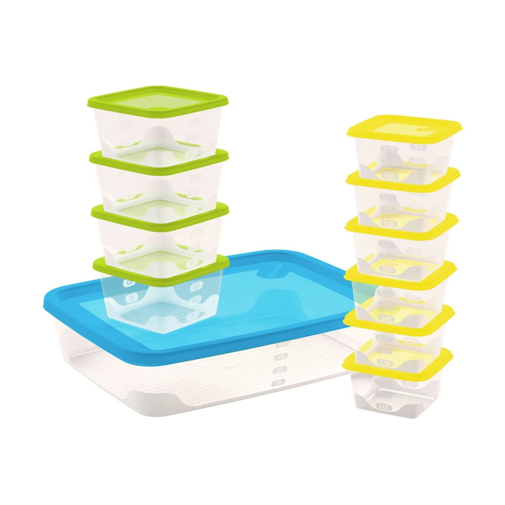 Изображение товара Набор емкостей для продуктов Funcook Fusion 0.33л 0.63л 6.15л, 11 шт