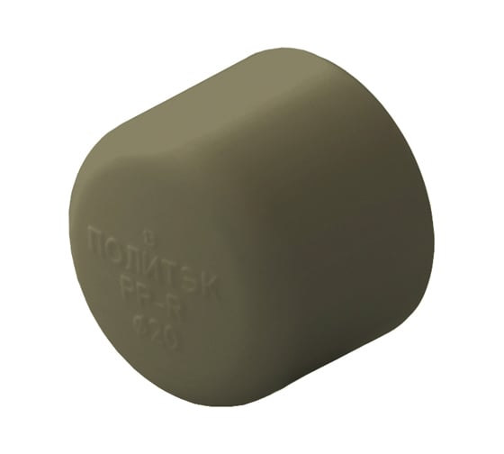 Изображение товара Заглушка ПОЛИТЭК 20 PPRC, серый 9000001020с