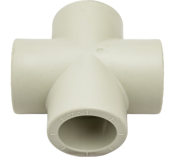 Изображение товара Крестовина ПОЛИТЭК 20 PPRC, серый 9000002020с