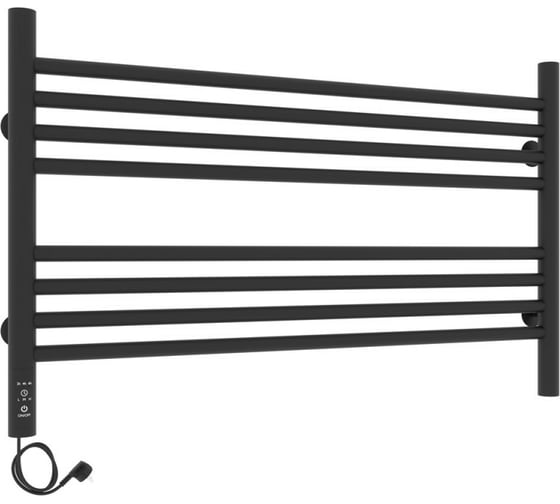 Изображение товара Электрический полотенцесушитель Laris Оливия чкч8 800/500 левый тэн, черный матовый, ru 73207628