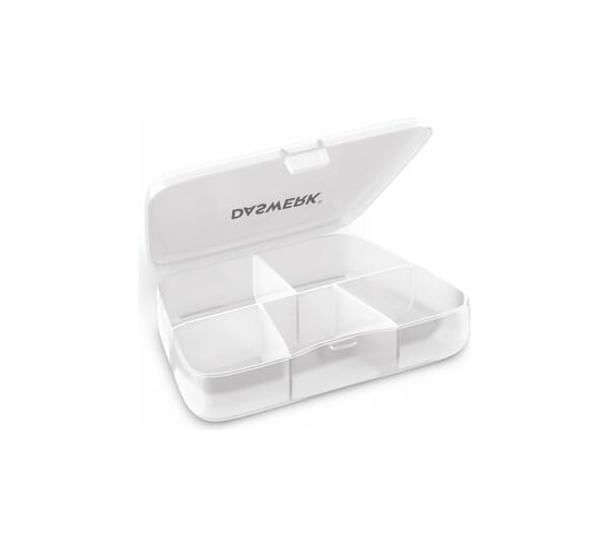 Изображение товара Таблетница-контейнер DASWERK для лекарств и витаминов, 5 отделений, карманный 630849