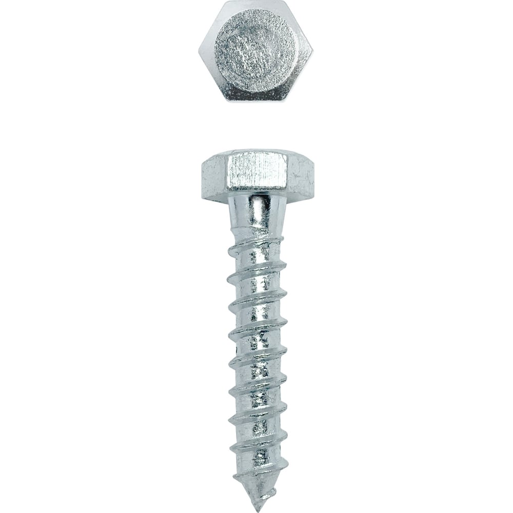 Сантехнический шуруп глухарь Daxmer DIN 571 8x50, 100 шт 00000310713