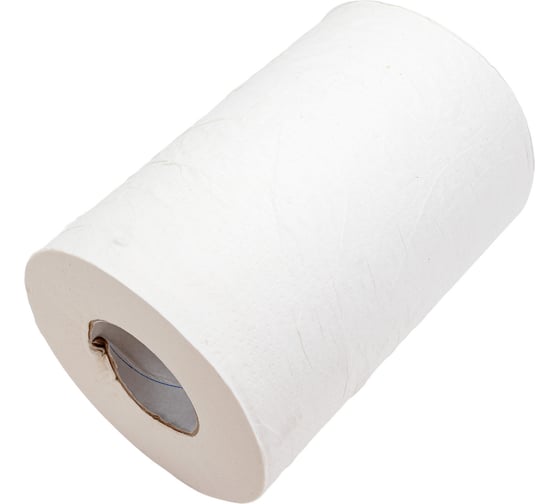 Изображение товара Бумажное полотенце МЯГКИЙ ЗНАК  1-сл 120 м в рулоне с центр вытяжением н200хd135 мм белое ' Г-С194