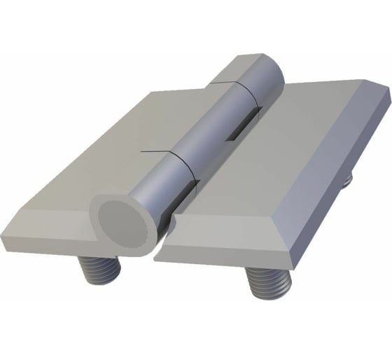 Изображение товара Накладная петля ТРИЗАМ ПН5050.1.2.1 50x50, металл, хром, 180°, 4 шпильки М6, 2 шт.TRZ0242