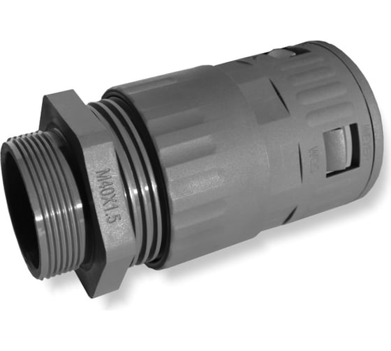 Изображение товара Муфта для гофрированных труб WEYER WQGZ-M40G/AD42.5 - коннектор прямой, нар. M40x1.5 WE0501200