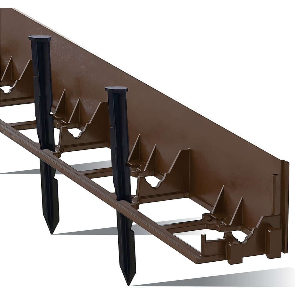 Изображение товара Садовый бордюр ГеоПластБорд h 78 мм длина 8 метров + 32 колышка h 24 см цвет коричневый GPB78.08.32.Br Изображение товара Садовый бордюр ГеоПластБорд h 78 мм длина 8 метров + 32 колышка h 24 см цвет коричневый GPB78.08.32.Br